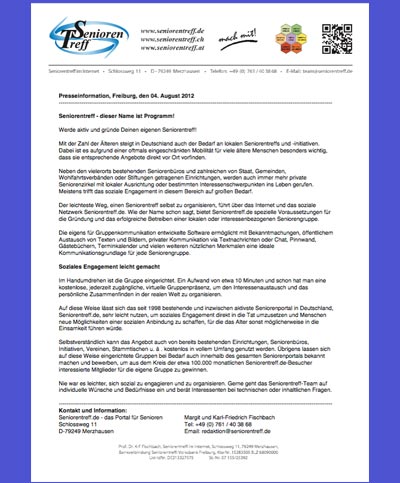 Pressemitteilung