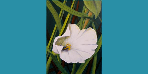 blüte, acryl
